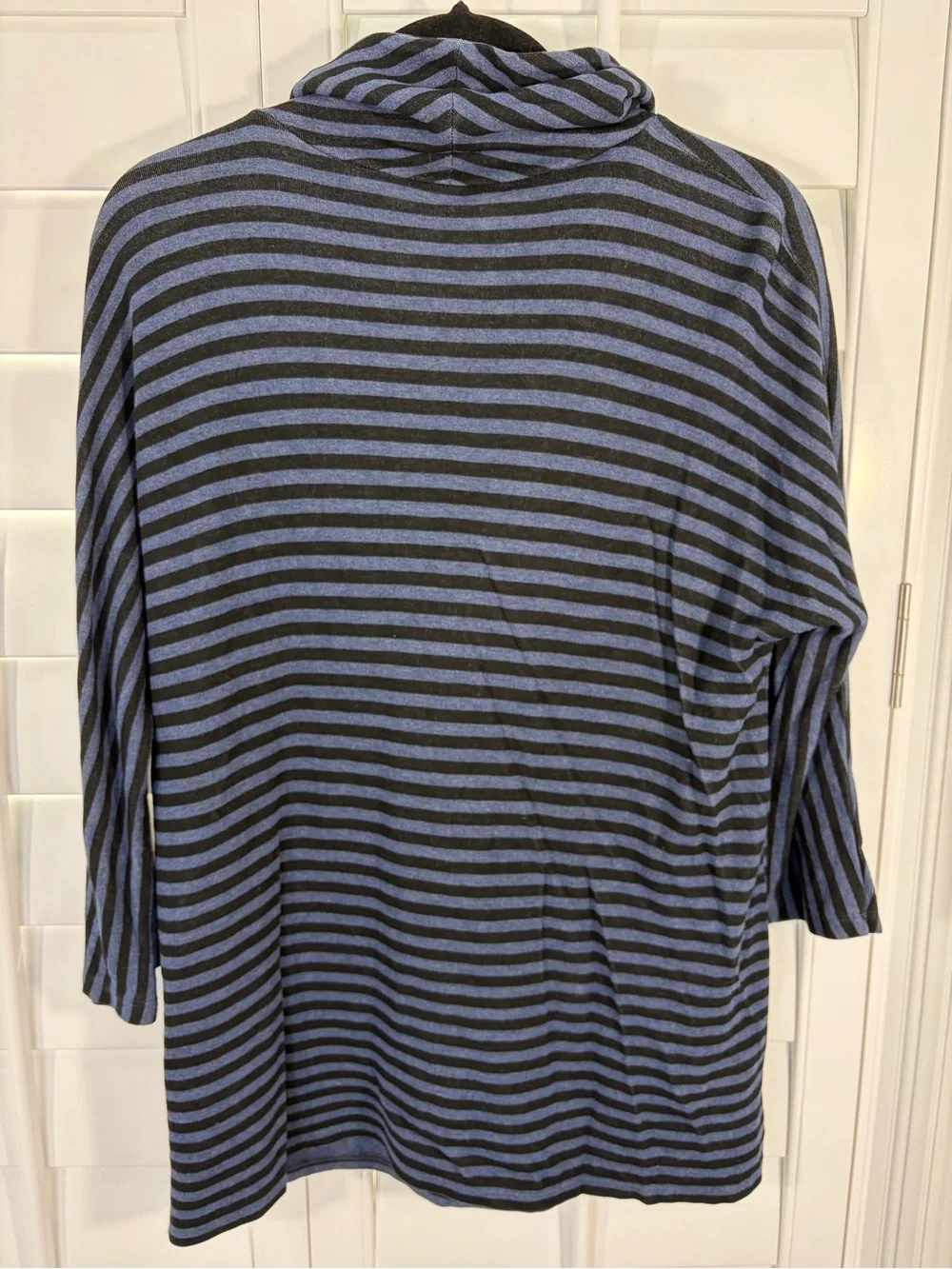 Talbots Striped Cowl Neck Sweater (M) - Picture 2 of 6